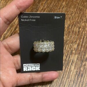 Nordstrom Gold and Silver Cubic Zirconia Band